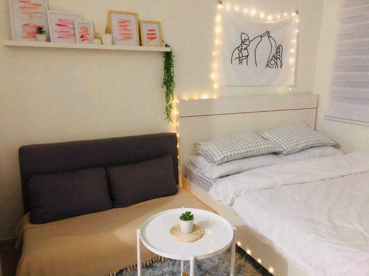 Korean Themed Condo Unit In Quezon City Манила Екстериор снимка